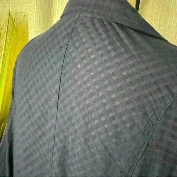 Chico's Additions Women’s 2 US L Spectra Sapphire Smoked Blue Zipped Jacket - Picture 9 of 13